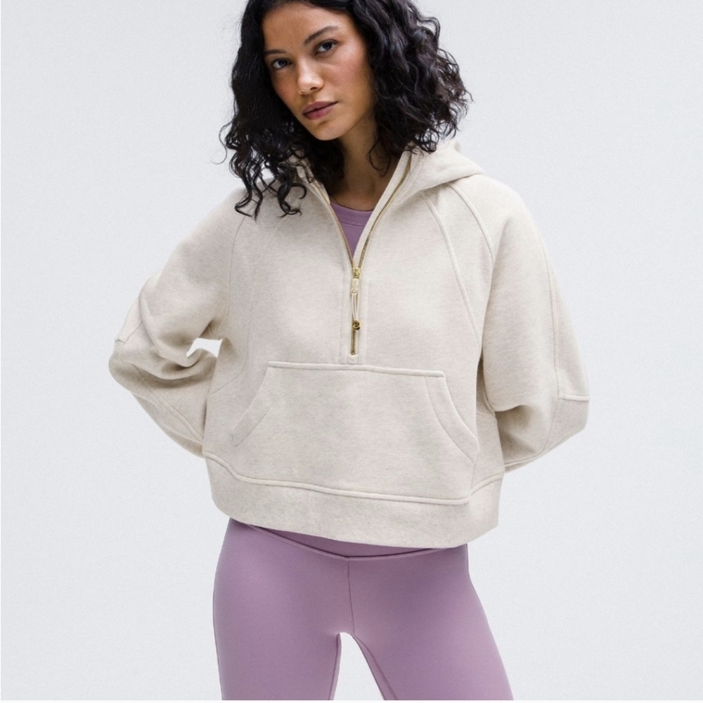 Lululemon Scuba Oversized Half-Zip Hoodie - HB/GO (XL/XXL) - Picture 2 of 11